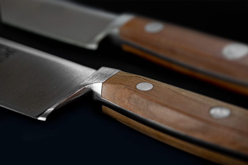 Facas Solingen, Güde facas, facas de chef Solingen, conjunto de facas, afiação de aço, facas de solinger